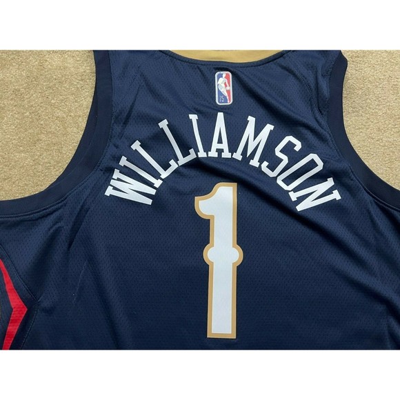 Nike Zion Williamson #1 New Orleans Pelicans Swingman Icon NBA Jersey Size XL - Picture 4 of 8